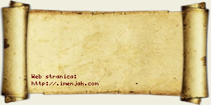 Mia Strižak vizit kartica